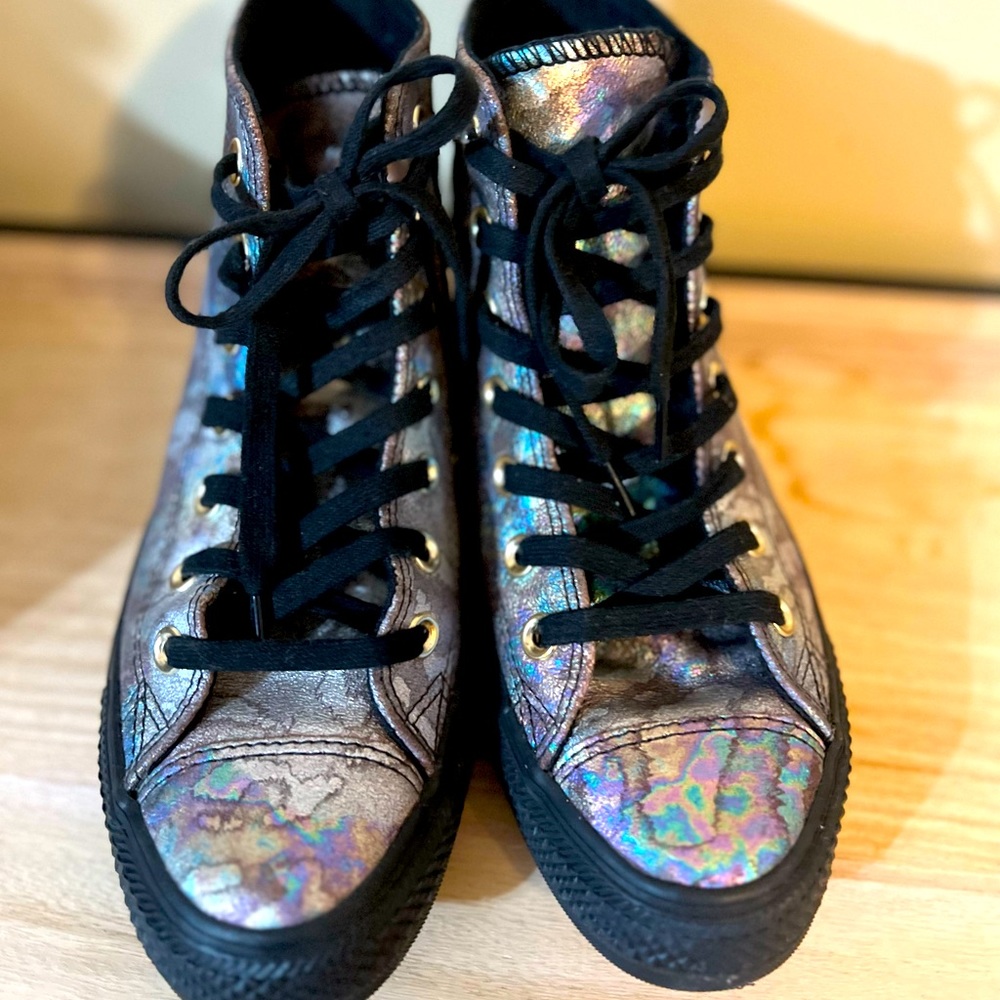 Converse Iridescent High-Top Sneakers